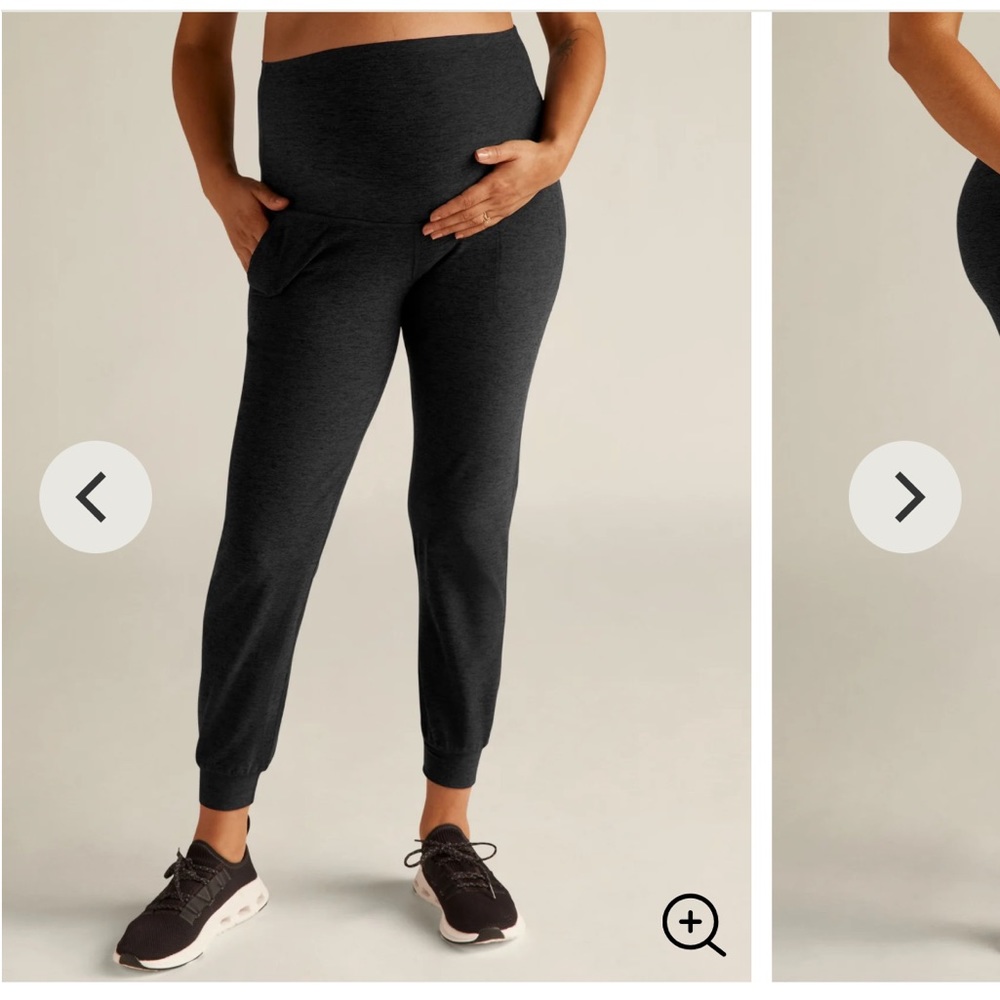 Beyond Yoga Spacedye Beyond the Bump Maternity Midi Jogger, Size Small